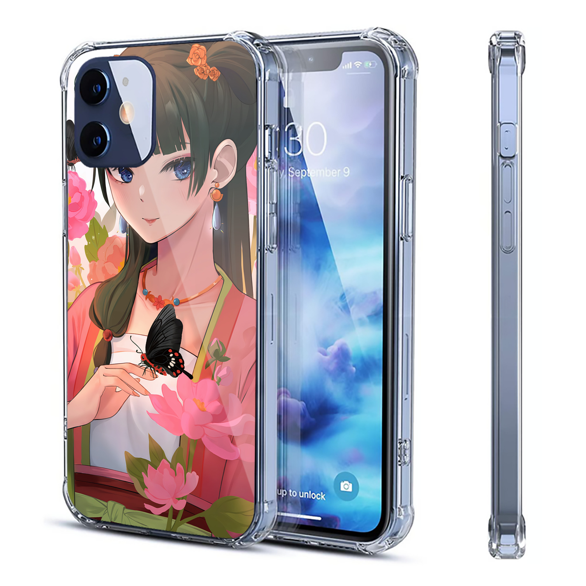 （画像用） 薬屋のひとりごと The Apothecary Diaries 【iPhone 12シリーズ対応】透明スマホケース（クリアソフトケース）